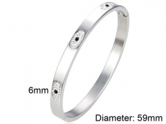 HY Wholesale Bangles Stainless Steel 316L Fashion Bangles-HY0097B016