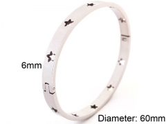 HY Wholesale Bangles Stainless Steel 316L Fashion Bangles-HY0097B054