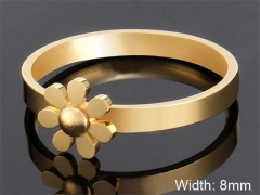 HY Wholesale Rings Jewelry 316L Stainless Steel Popular Rings-HY0103R177