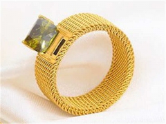 HY Wholesale Rings 316L Stainless Steel Popular Rings-HY0102R010