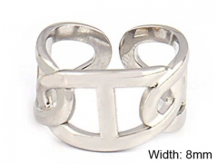 HY Wholesale Rings Jewelry 316L Stainless Steel Popular Rings-HY0100R017