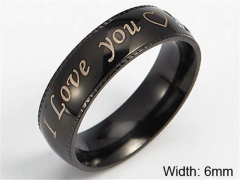 HY Wholesale Rings Jewelry 316L Stainless Steel Popular Rings-HY0103R087