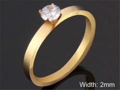 HY Wholesale Rings 316L Stainless Steel Popular Rings-HY0103R035