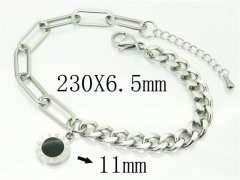 HY Wholesale Bracelets 316L Stainless Steel Jewelry Bracelets-HY59B1012MB