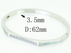 HY Wholesale Bangles Stainless Steel 316L Fashion Bangle-HY14B0251HNQ