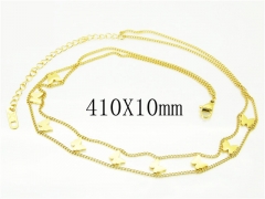 HY Wholesale Necklaces Stainless Steel 316L Jewelry Necklaces-HY32N0567HSS