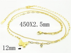 HY Wholesale Necklaces Stainless Steel 316L Jewelry Necklaces-HY32N0570HXX