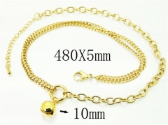 HY Wholesale Necklaces Stainless Steel 316L Jewelry Necklaces-HY59N0057OLQ