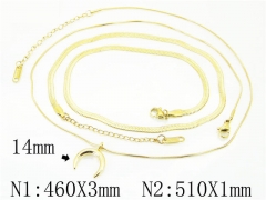 HY Wholesale Necklaces Stainless Steel 316L Jewelry Necklaces-HY59N0142HYY