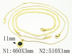 HY Wholesale Necklaces Stainless Steel 316L Jewelry Necklaces-HY59N0165HDF