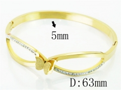 HY Wholesale Bangles Stainless Steel 316L Fashion Bangle-HY80B1312HJA