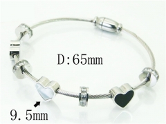 HY Wholesale Bangles Stainless Steel 316L Fashion Bangle-HY80B1354HKS