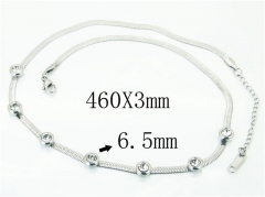 HY Wholesale Necklaces Stainless Steel 316L Jewelry Necklaces-HY59N0117NLD