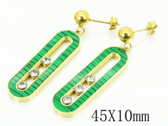 HY Wholesale Earrings 316L Stainless Steel Fashion Jewelry Earrings-HY80E0566HAA