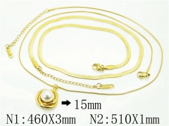 HY Wholesale Necklaces Stainless Steel 316L Jewelry Necklaces-HY59N0147HWE