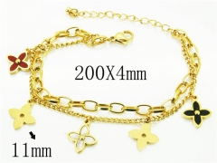 HY Wholesale Bracelets 316L Stainless Steel Jewelry Bracelets-HY32B0431HIW