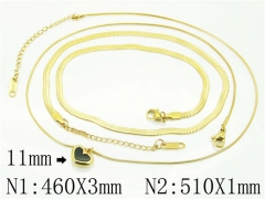 HY Wholesale Necklaces Stainless Steel 316L Jewelry Necklaces-HY59N0152HYU