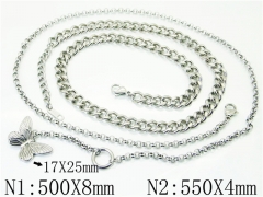 HY Wholesale Necklaces Stainless Steel 316L Jewelry Necklaces-HY32N0593HVV