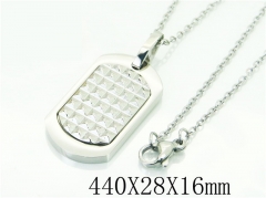 HY Wholesale Necklaces Stainless Steel 316L Jewelry Necklaces-HY64N0133OW