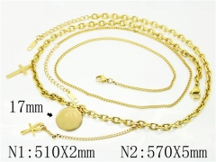 HY Wholesale Necklaces Stainless Steel 316L Jewelry Necklaces-HY32N0601HIS