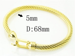 HY Wholesale Bangles Stainless Steel 316L Fashion Bangle-HY38B0695HMZ