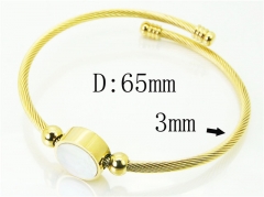 HY Wholesale Bangles Stainless Steel 316L Fashion Bangle-HY38B0698HKC