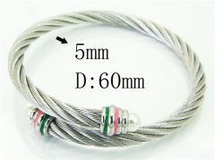 HY Wholesale Bangles Stainless Steel 316L Fashion Bangle-HY38B0713HJD