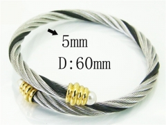 HY Wholesale Bangles Stainless Steel 316L Fashion Bangle-HY38B0712HJF