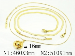 HY Wholesale Necklaces Stainless Steel 316L Jewelry Necklaces-HY59N0153HAS