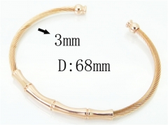 HY Wholesale Bangles Stainless Steel 316L Fashion Bangle-HY38B0649HKZ