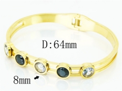 HY Wholesale Bangles Stainless Steel 316L Fashion Bangle-HY19B0968HMX