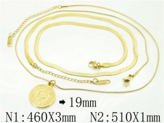 HY Wholesale Necklaces Stainless Steel 316L Jewelry Necklaces-HY59N0143HTT