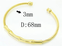 HY Wholesale Bangles Stainless Steel 316L Fashion Bangle-HY38B0648HKC