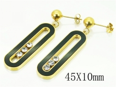 HY Wholesale Earrings 316L Stainless Steel Fashion Jewelry Earrings-HY80E0565HDD