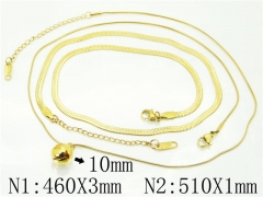 HY Wholesale Necklaces Stainless Steel 316L Jewelry Necklaces-HY59N0140HEE