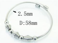 HY Wholesale Bangles Stainless Steel 316L Fashion Bangle-HY38B0659HJD