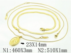 HY Wholesale Necklaces Stainless Steel 316L Jewelry Necklaces-HY59N0150HRT