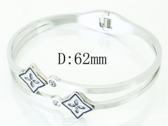 HY Wholesale Bangles Stainless Steel 316L Fashion Bangle-HY80B1345HKS