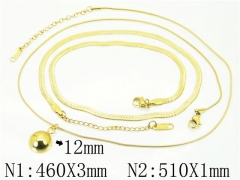 HY Wholesale Necklaces Stainless Steel 316L Jewelry Necklaces-HY59N0163HAS