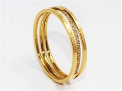 HY Wholesale Rings Jewelry 316L Stainless Steel Popular Rings-HY0098R014