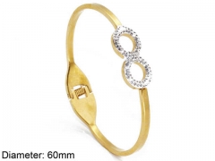 HY Wholesale Bangle Stainless Steel 316L Fashion Bangle-HY0098B095