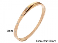 HY Wholesale Bangle Stainless Steel 316L Fashion Bangle-HY0098B013