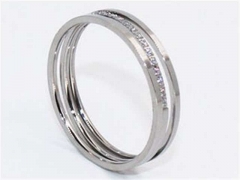 HY Wholesale Rings Jewelry 316L Stainless Steel Popular Rings-HY0098R015