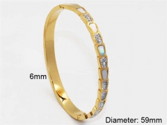 HY Wholesale Bangle Stainless Steel 316L Fashion Bangle-HY0098B035