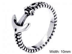 HY Wholesale Rings Jewelry 316L Stainless Steel Popular Rings-HY004R616