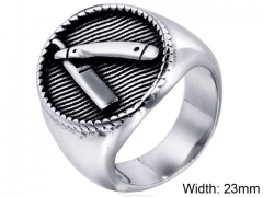 HY Wholesale Rings Jewelry 316L Stainless Steel Popular Rings-HY004R515