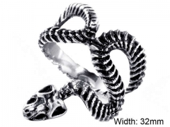 HY Wholesale Rings Jewelry 316L Stainless Steel Popular Rings-HY004R612