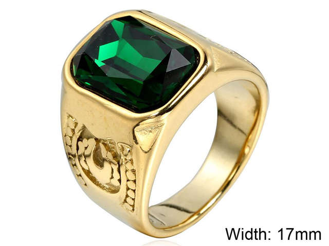 HY Wholesale Rings Jewelry 316L Stainless Steel Popular Rings-HY004R409