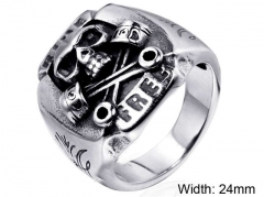 HY Wholesale Rings Jewelry 316L Stainless Steel Popular Rings-HY004R438