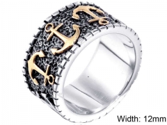 HY Wholesale Rings Jewelry 316L Stainless Steel Popular Rings-HY004R617